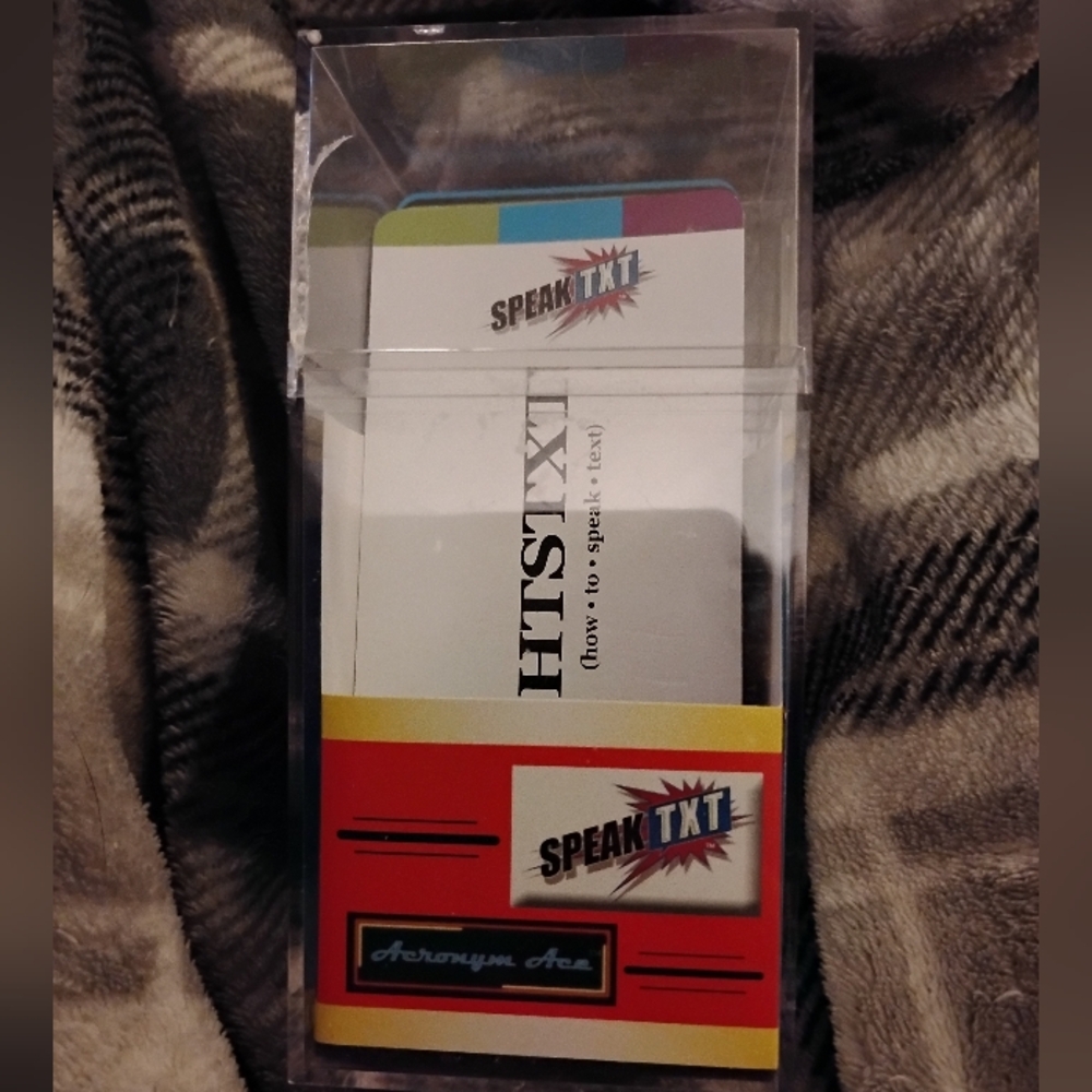 Speak Txt Acronym Card Game